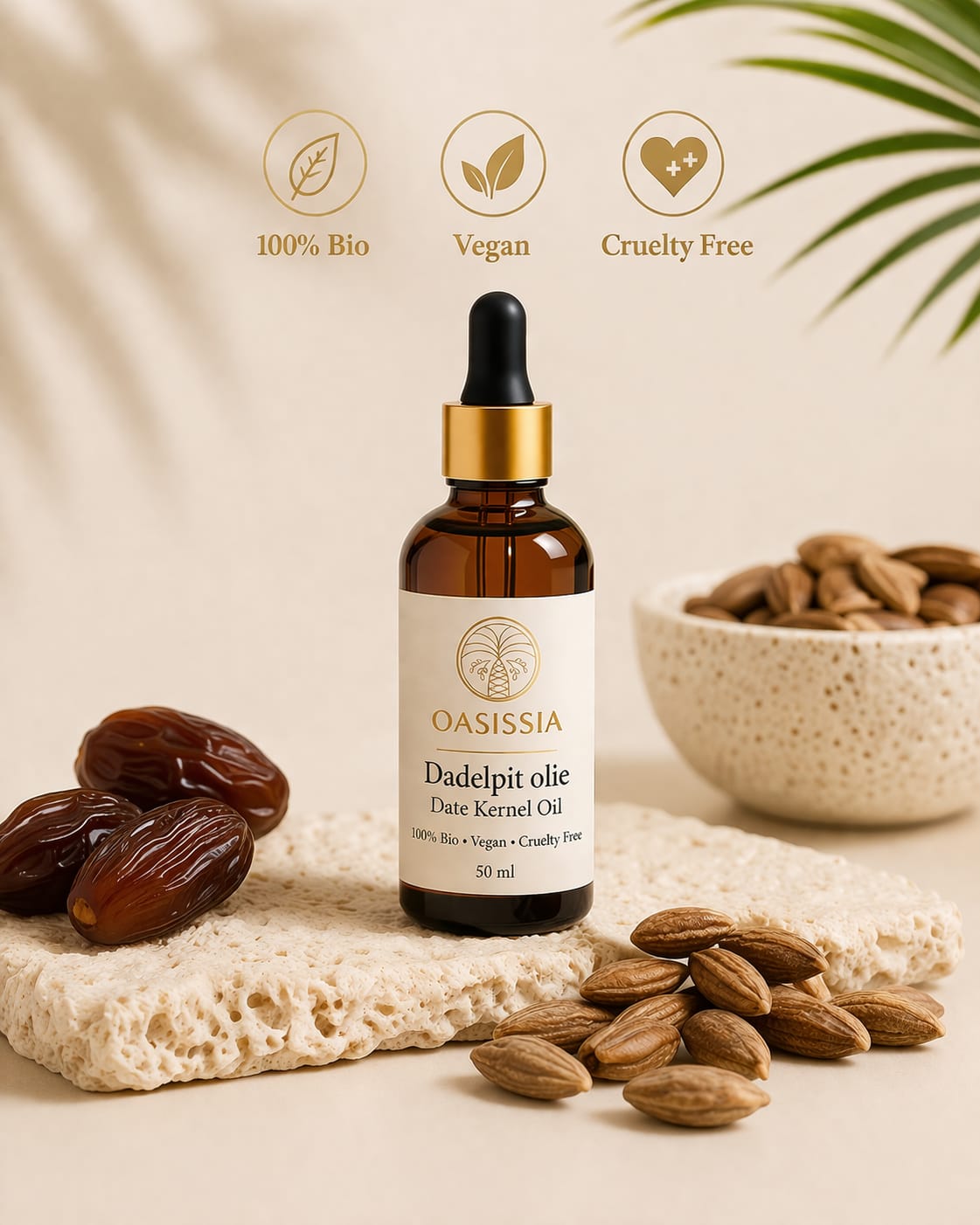 Chebika Oasis waterfall - Tunisian landscape